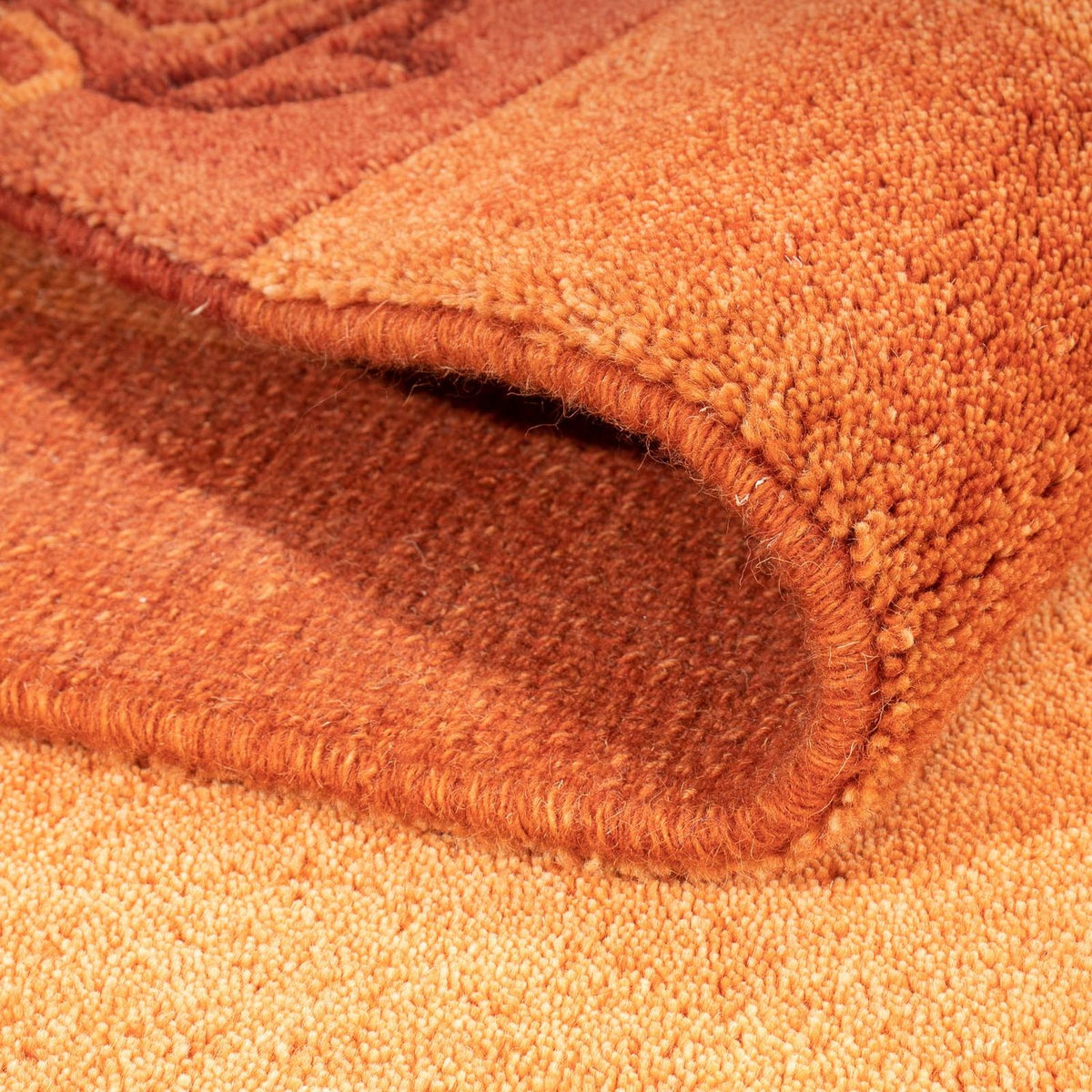 Dywan z Nepalu - 180 x 117 cm - pomarańczowy