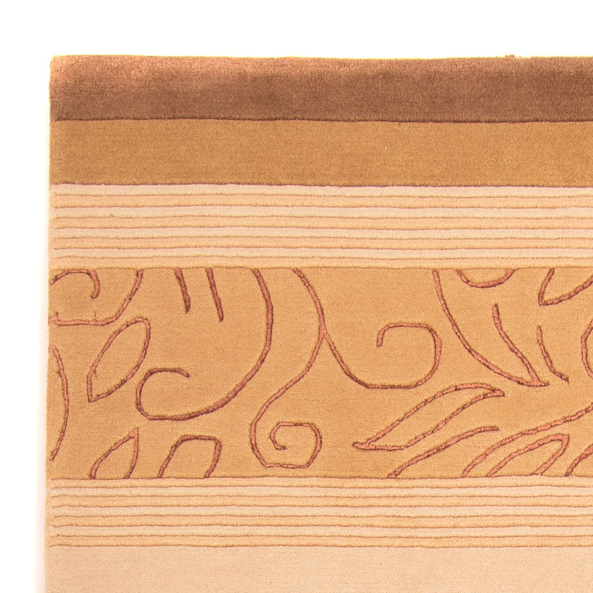 Dywan z Nepalu - 200 x 144 cm - jasnobrązowy