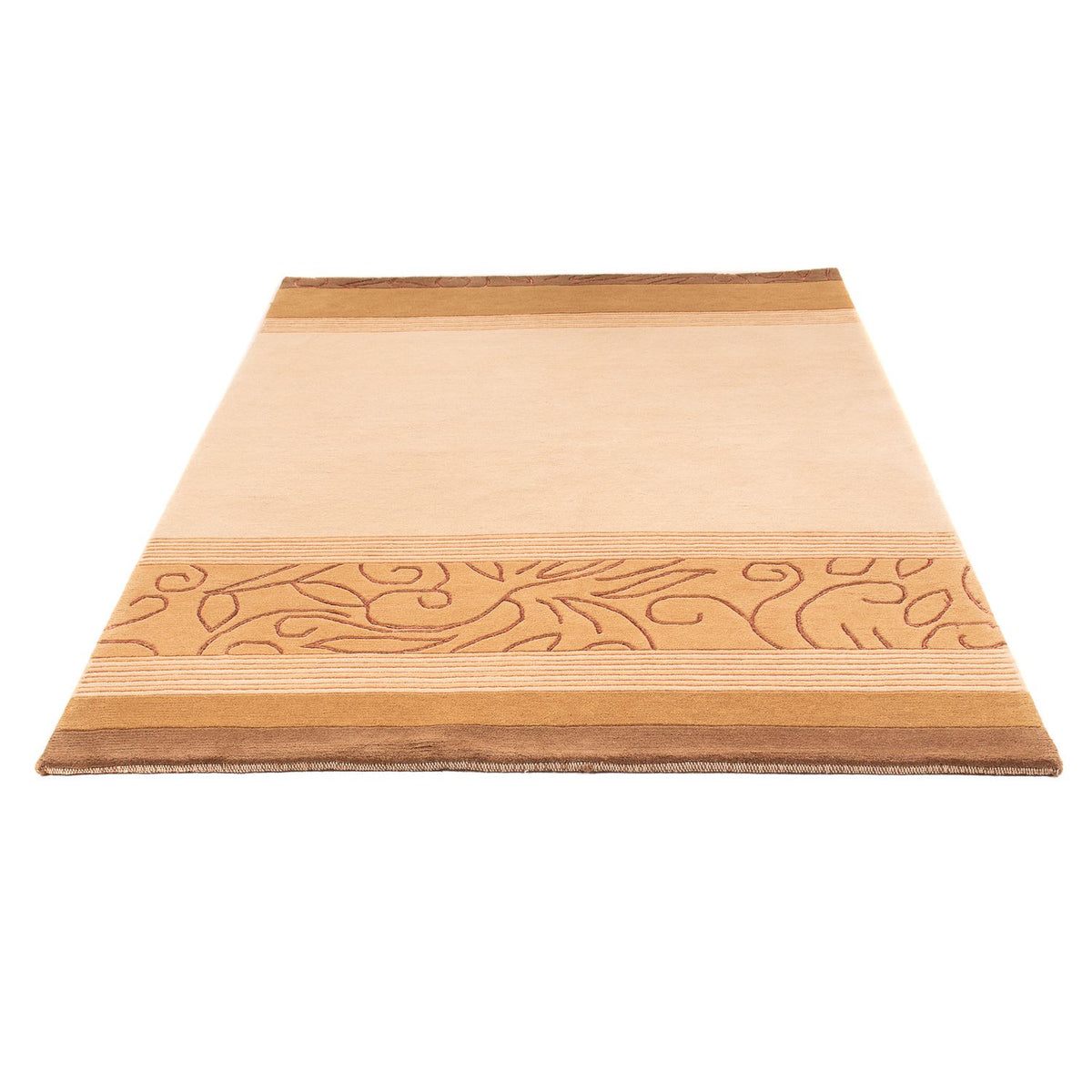 Dywan z Nepalu - 200 x 144 cm - jasnobrązowy