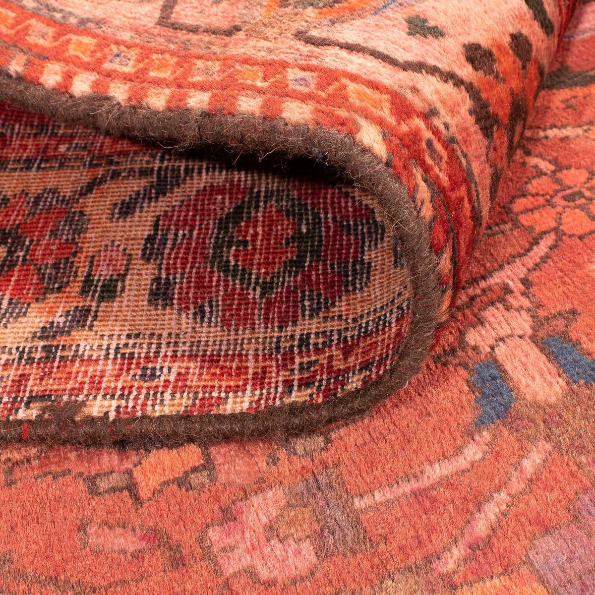 Perski dywan - Nomadyczny - 210 x 162 cm - jasna czerwień