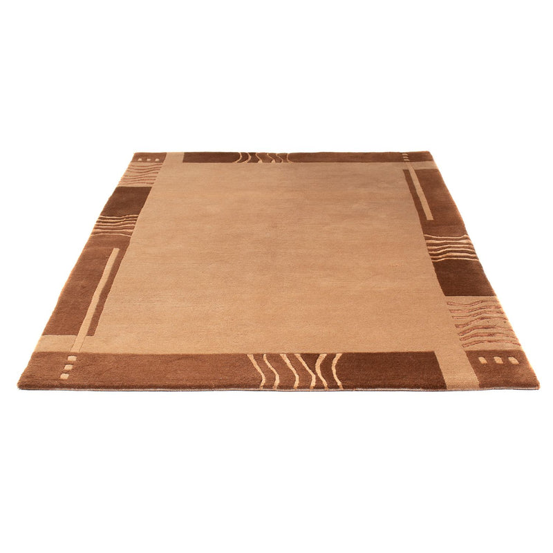 Dywan z Nepalu - 196 x 147 cm - jasnobrązowy