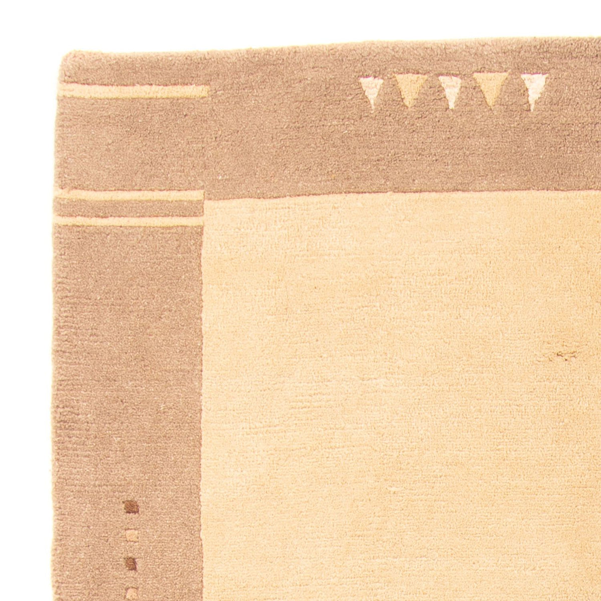 Dywan z Nepalu - 230 x 160 cm - jasnobrązowy