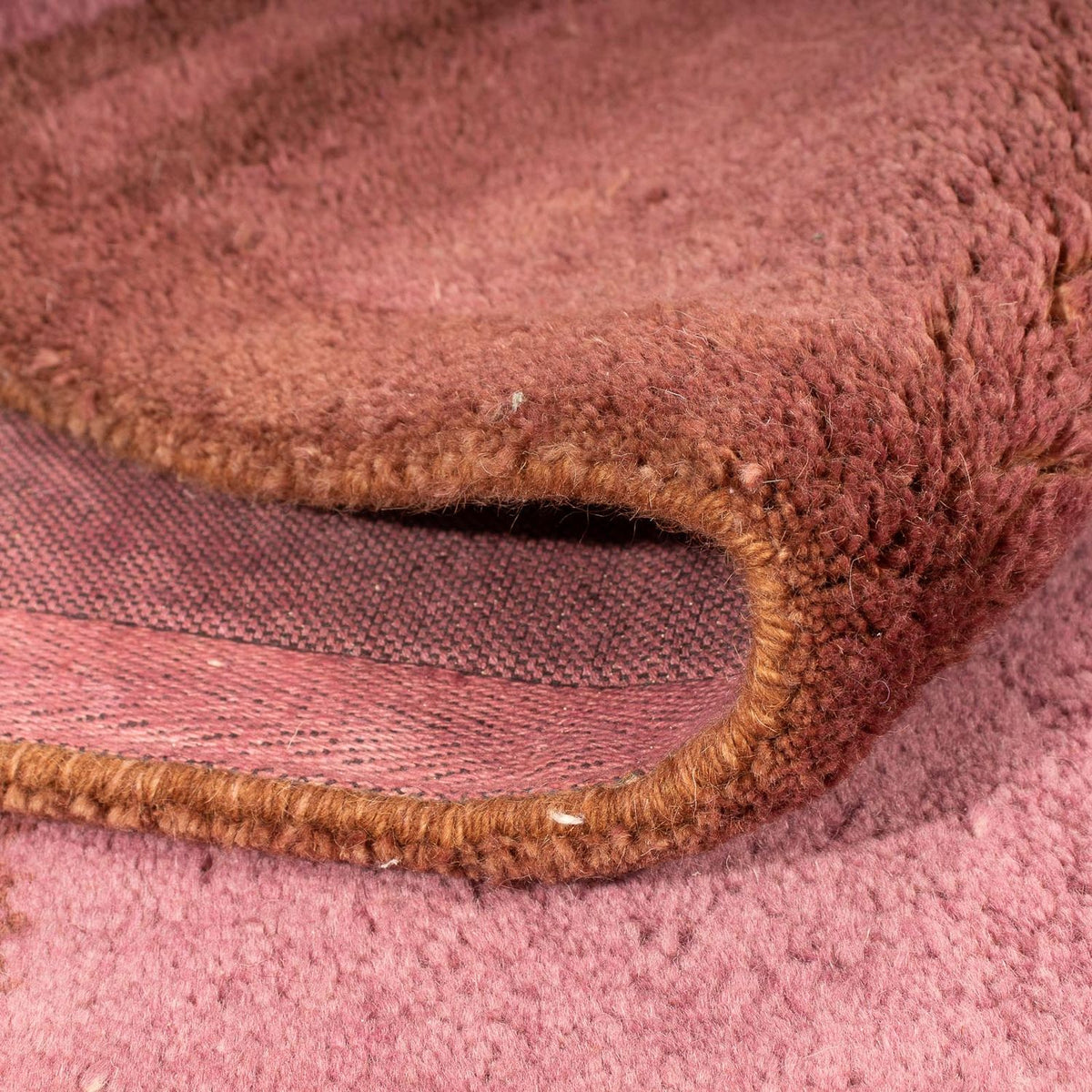 Dywan wełniany - 230 x 165 cm - różowy