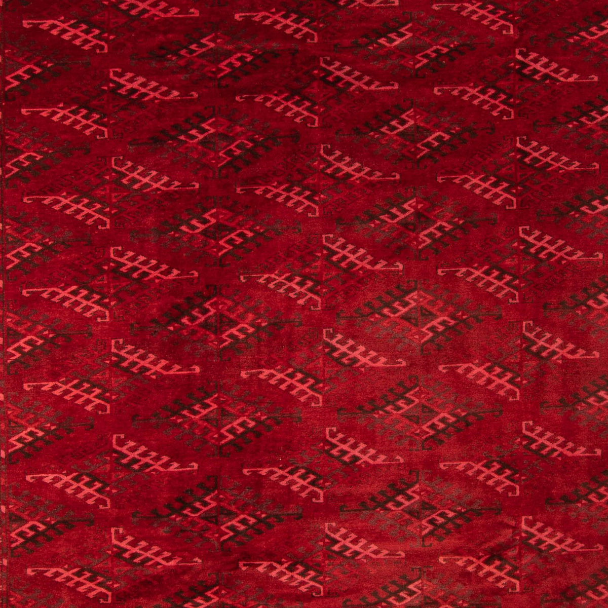 Dywan afgański - 323 x 279 cm - czerwony