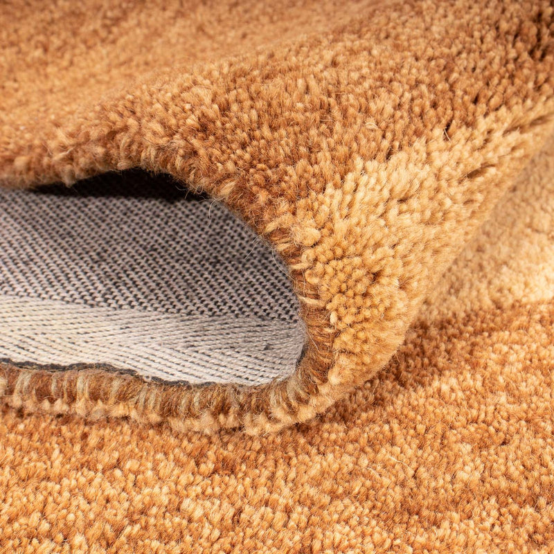 Dywan wełniany - 200 x 138 cm - brązowy