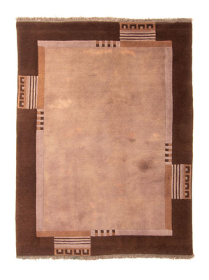 Dywan z Nepalu - 193 x 142 cm - jasnobrązowy