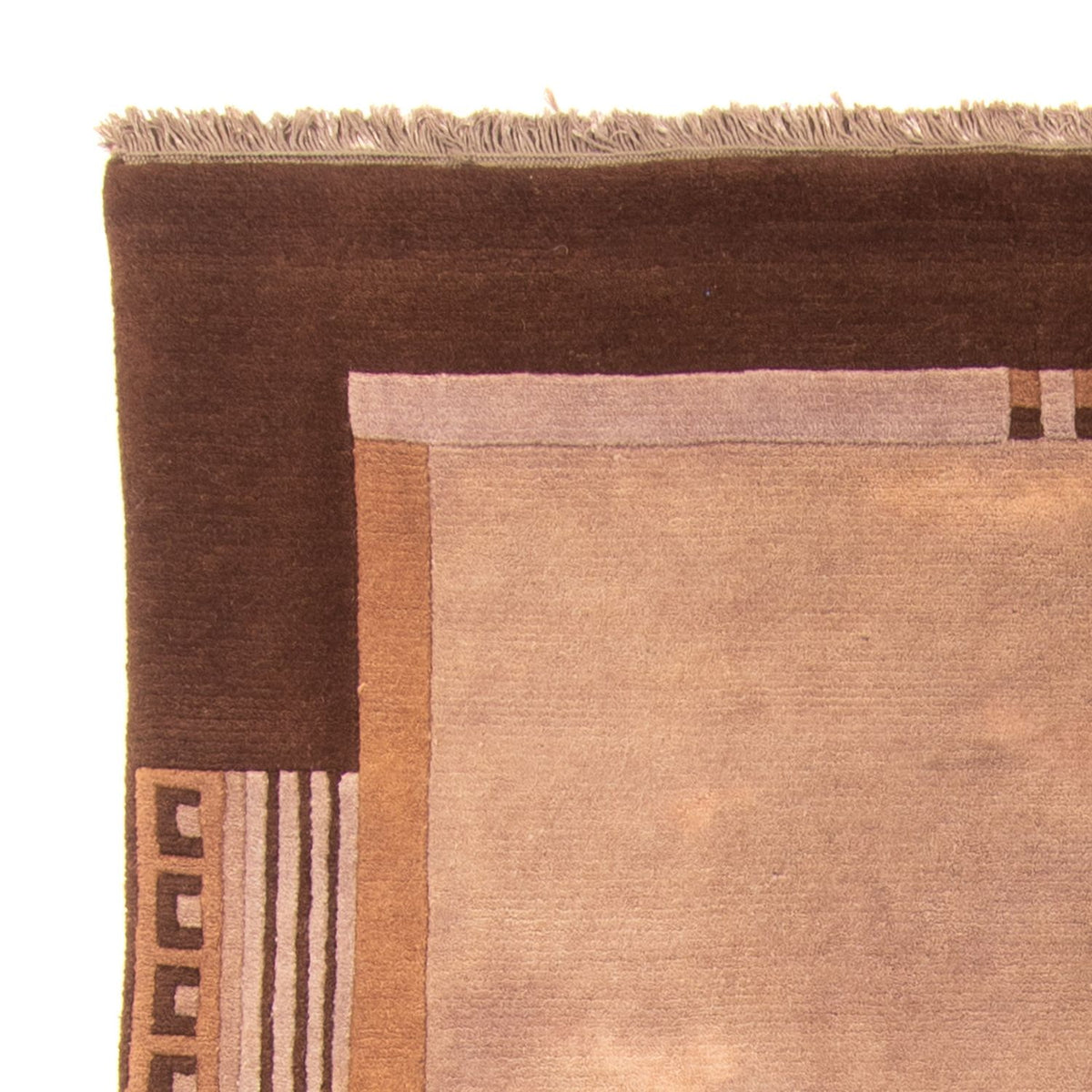 Dywan z Nepalu - 193 x 142 cm - jasnobrązowy