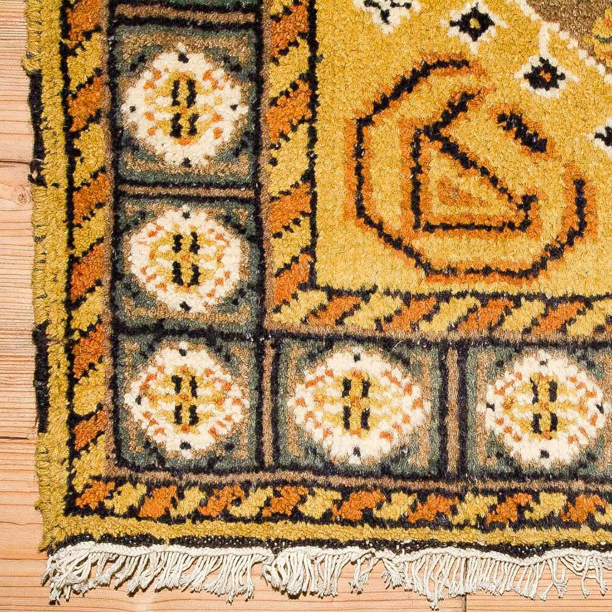 Dywan orientalny - 154 x 95 cm - złoto