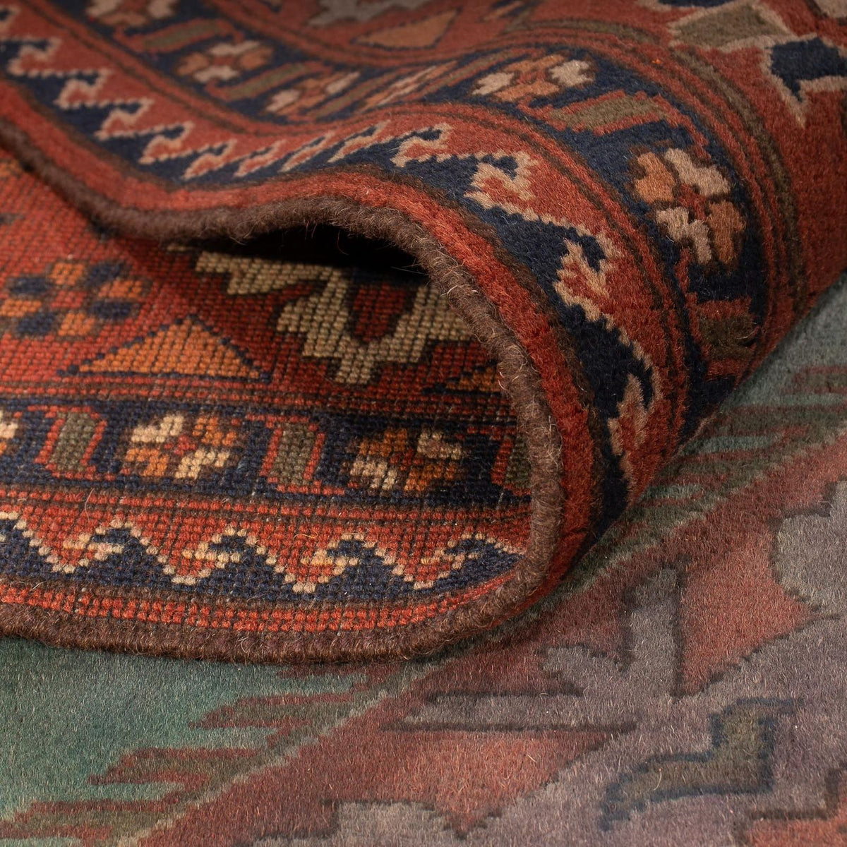 Afgański dywan - Hatshlu - 307 x 220 cm - brązowy