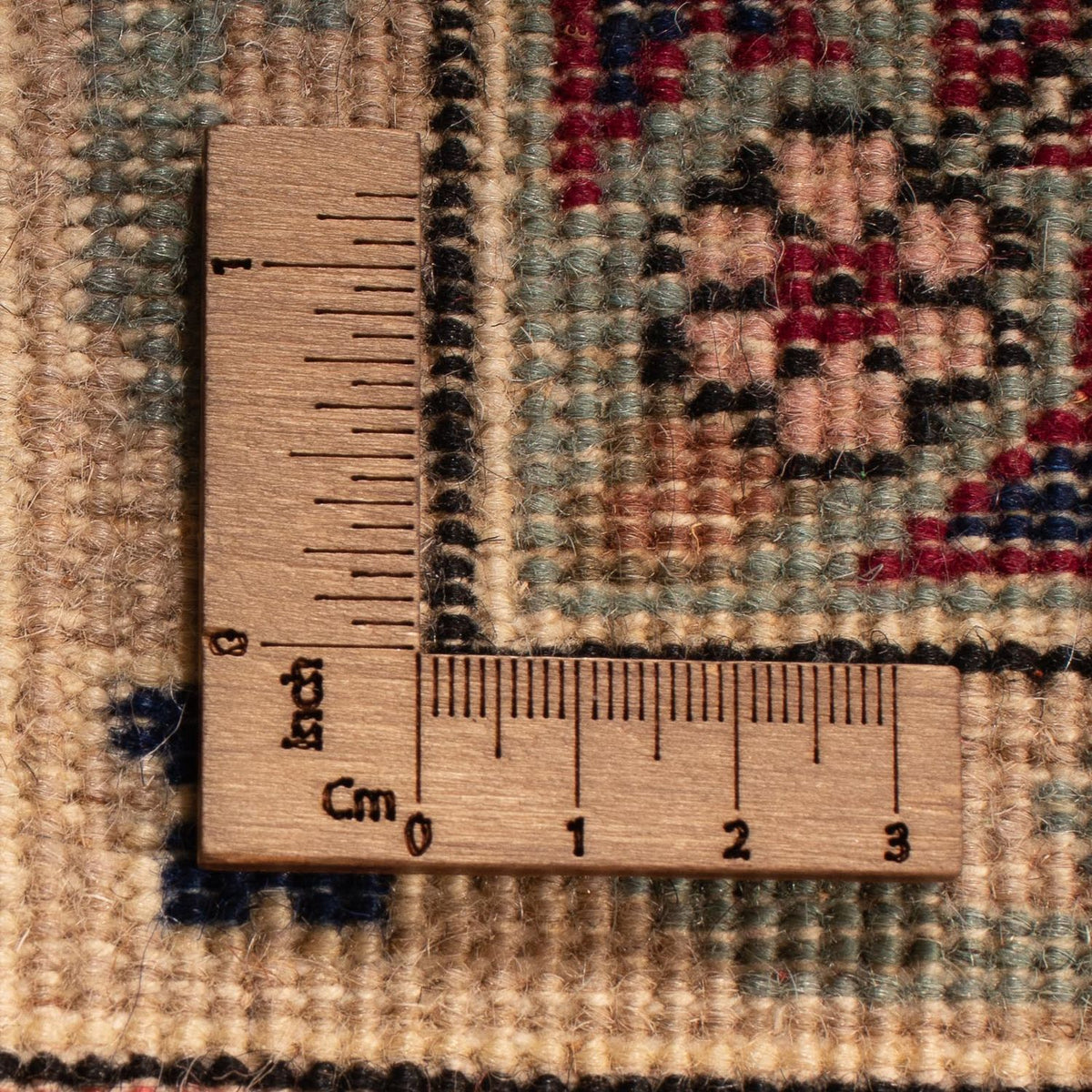 Dywan orientalny - Keshan - Indus - 383 x 283 cm - beżowy