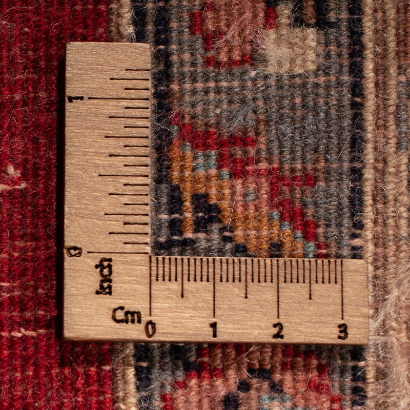 Dywan orientalny - Tabriz - 363 x 280 cm - ciemna czerwień