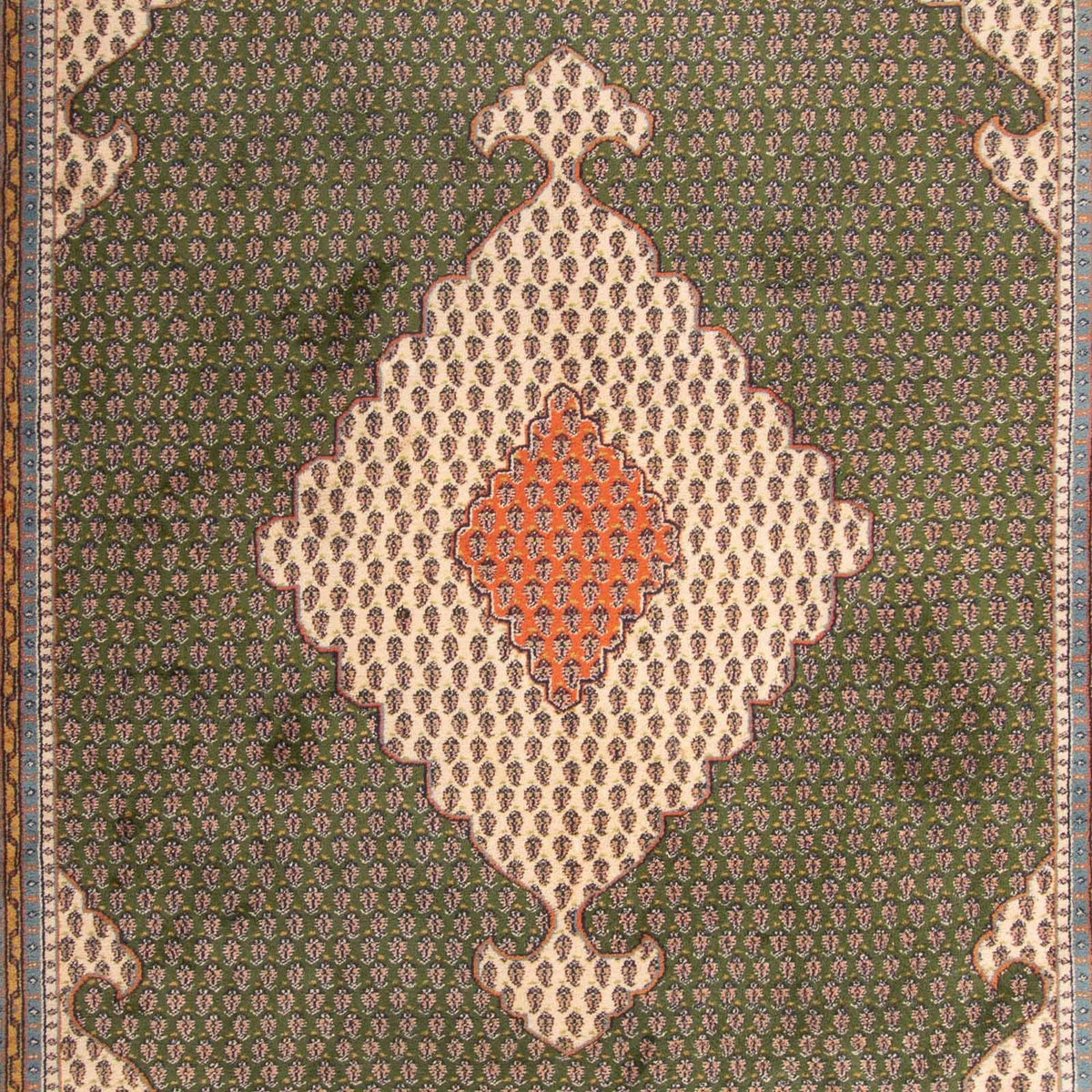 Dywan orientalny - Mir - Indus - 348 x 240 cm - zielona