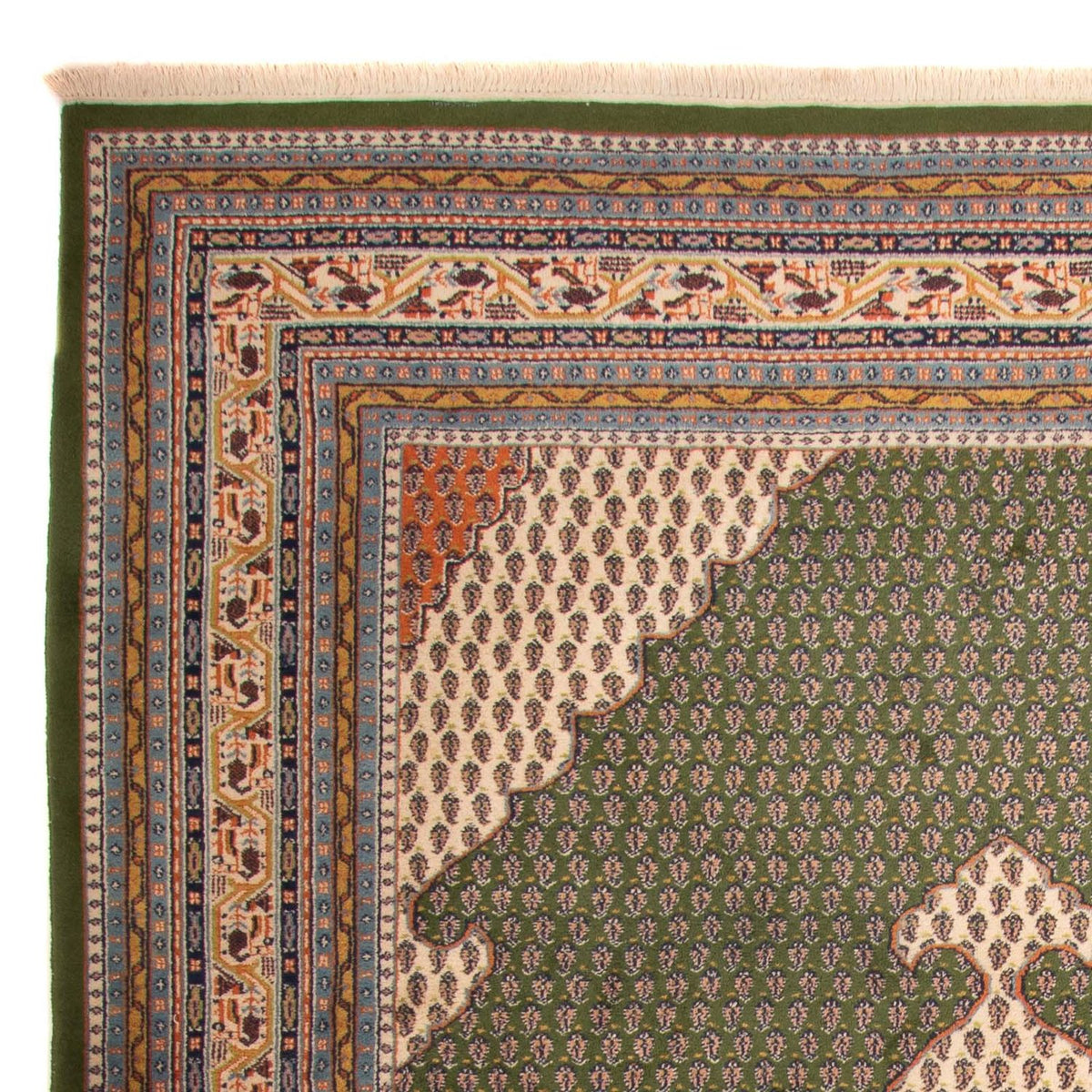 Dywan orientalny - Mir - Indus - 348 x 240 cm - zielona