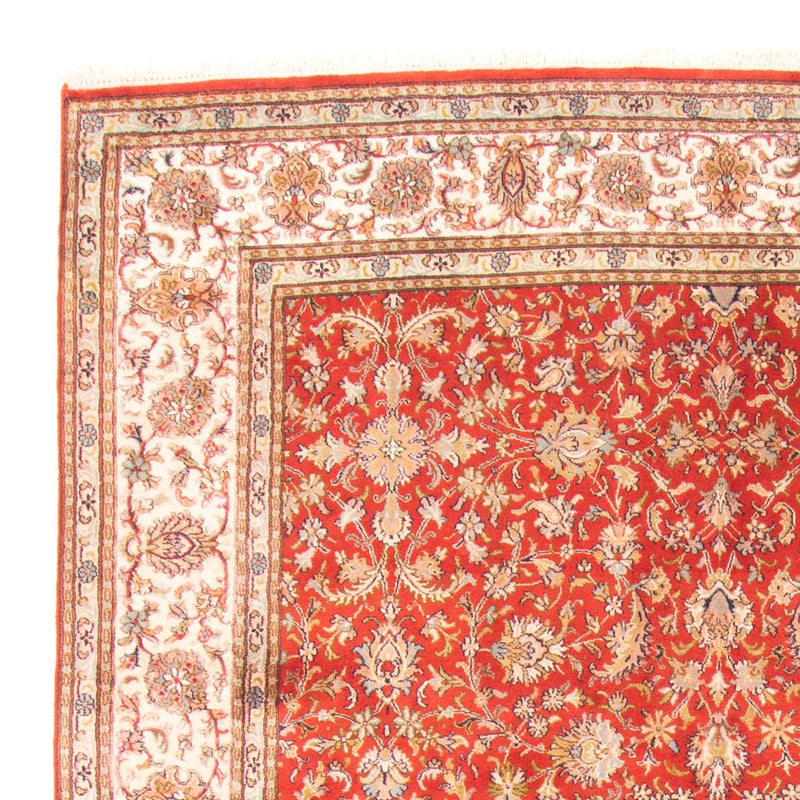 Jedwabny dywan - Kashmir Silk - 277 x 186 cm - czerwony