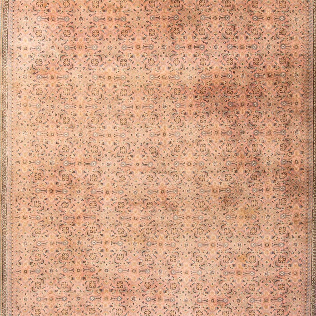 Orientalny dywan - Indus - 412 x 298 cm - jasnobrązowy