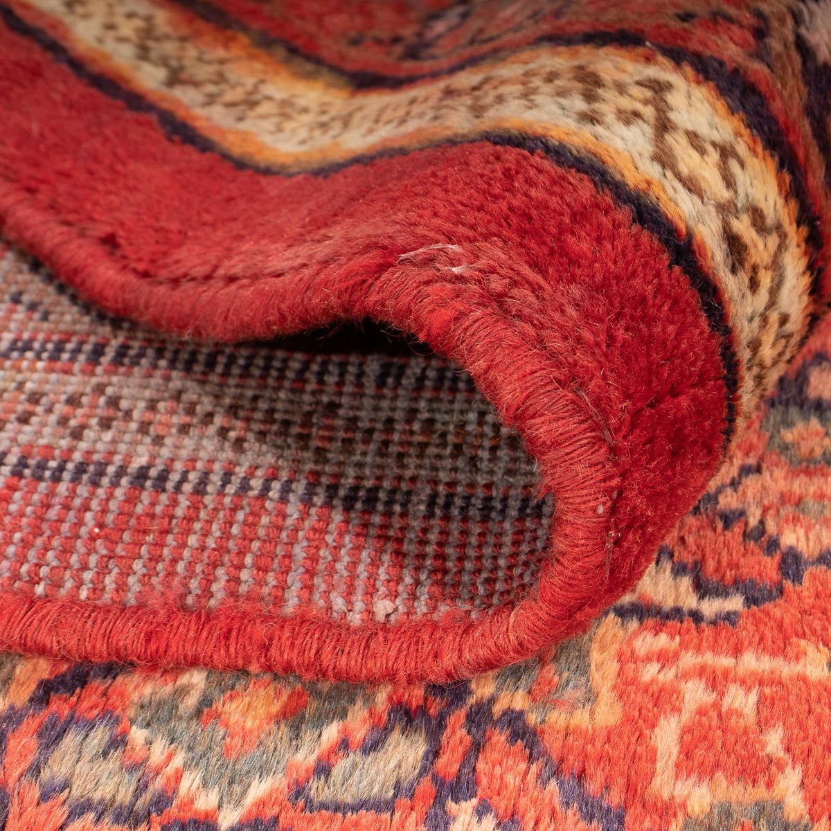 Perski dywan - Nomadyczny - 433 x 320 cm - ciemna czerwień