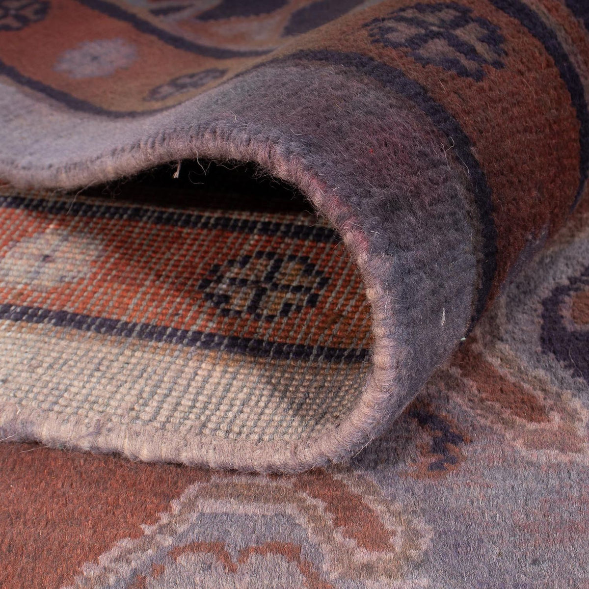 Perski dywan - Nomadyczny - 340 x 250 cm - ciemnobrązowy