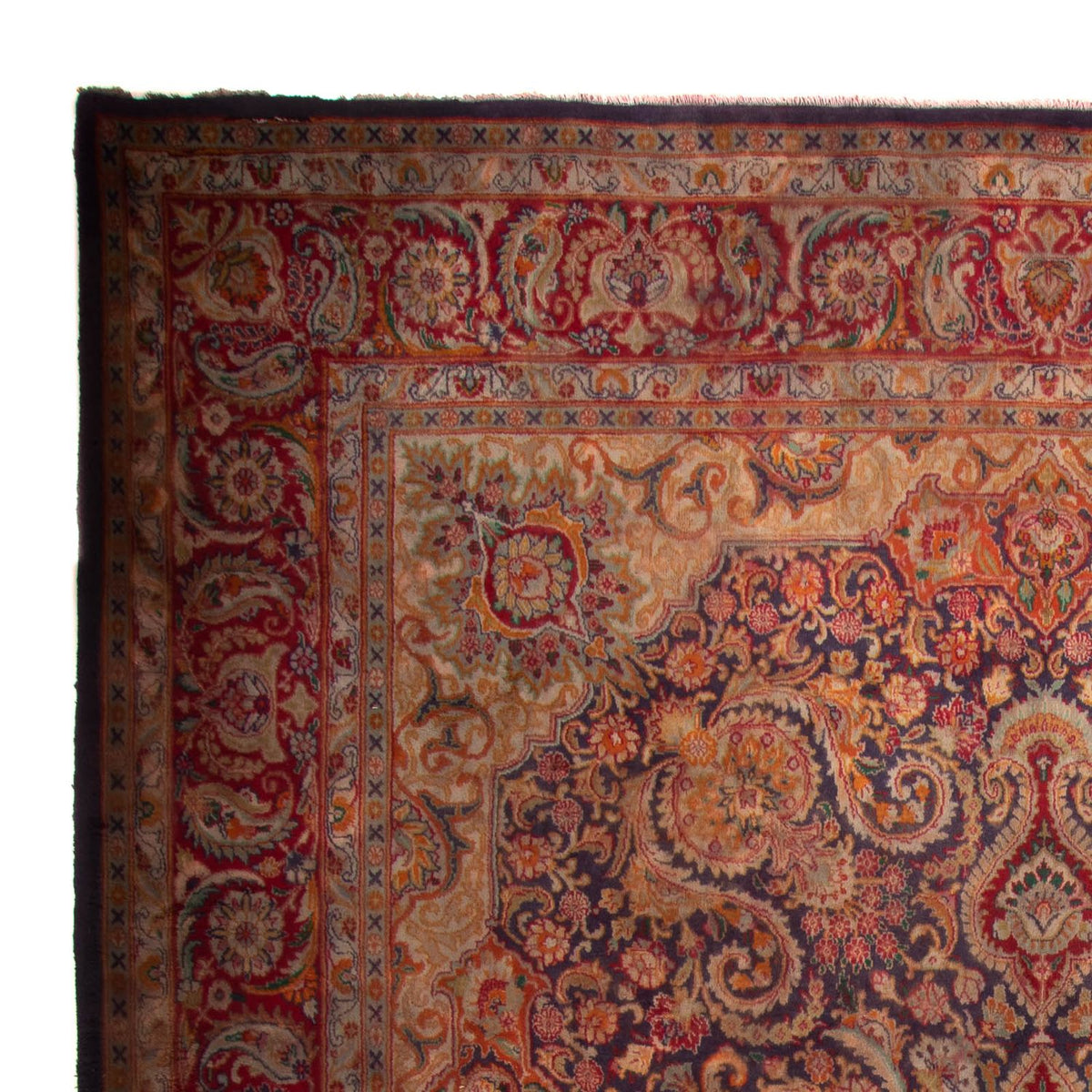 Dywan perski - Klasyczny - 383 x 295 cm - ciemna czerwień