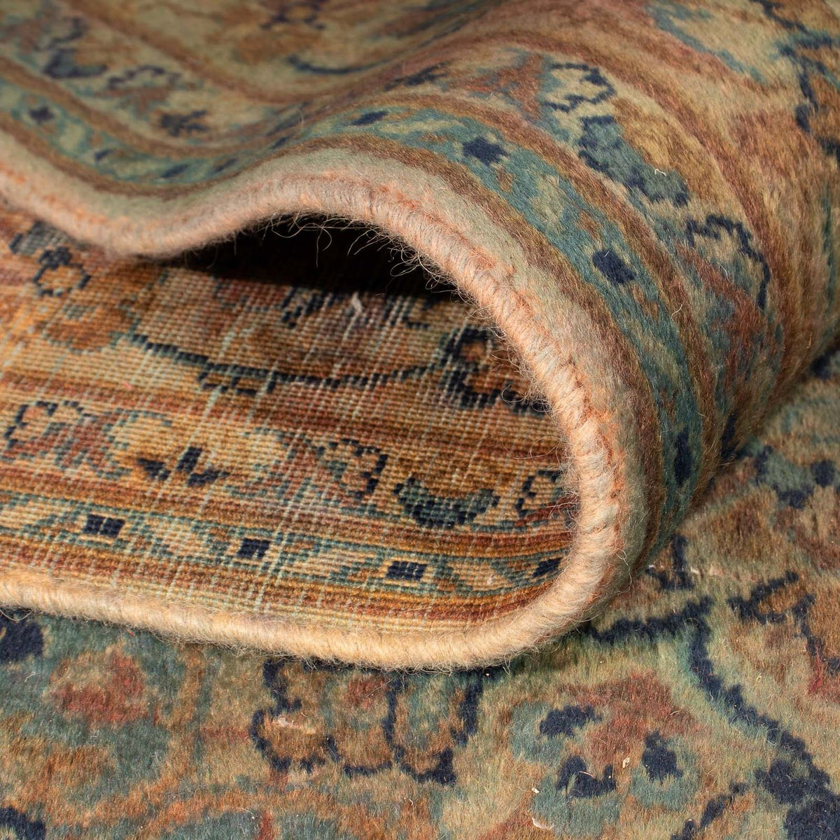 Dywan perski - Keshan - 362 x 230 cm - wielokolorowy