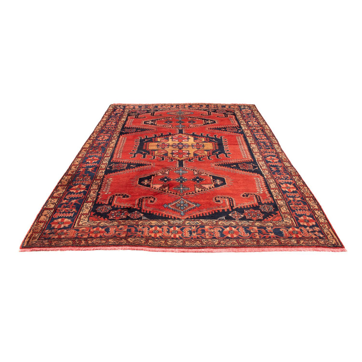 Perski dywan - Nomadyczny - 315 x 211 cm - czerwony