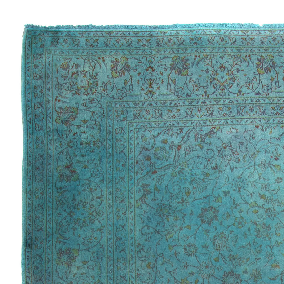 Dywan perski - Keshan - 350 x 244 cm - niebieski