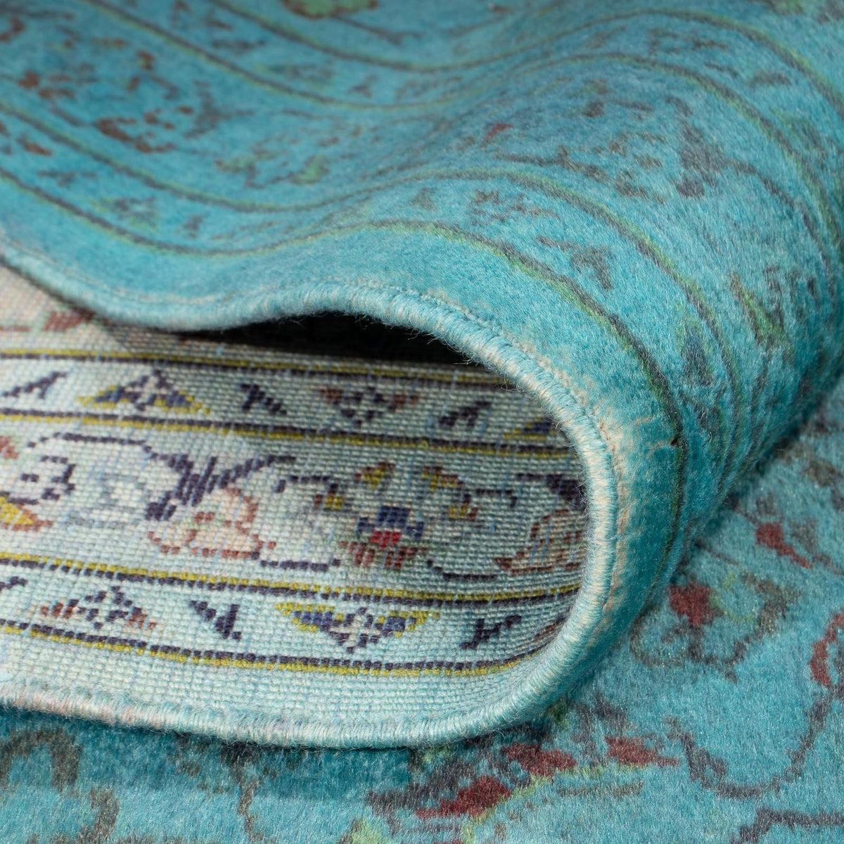 Dywan perski - Keshan - 350 x 244 cm - niebieski