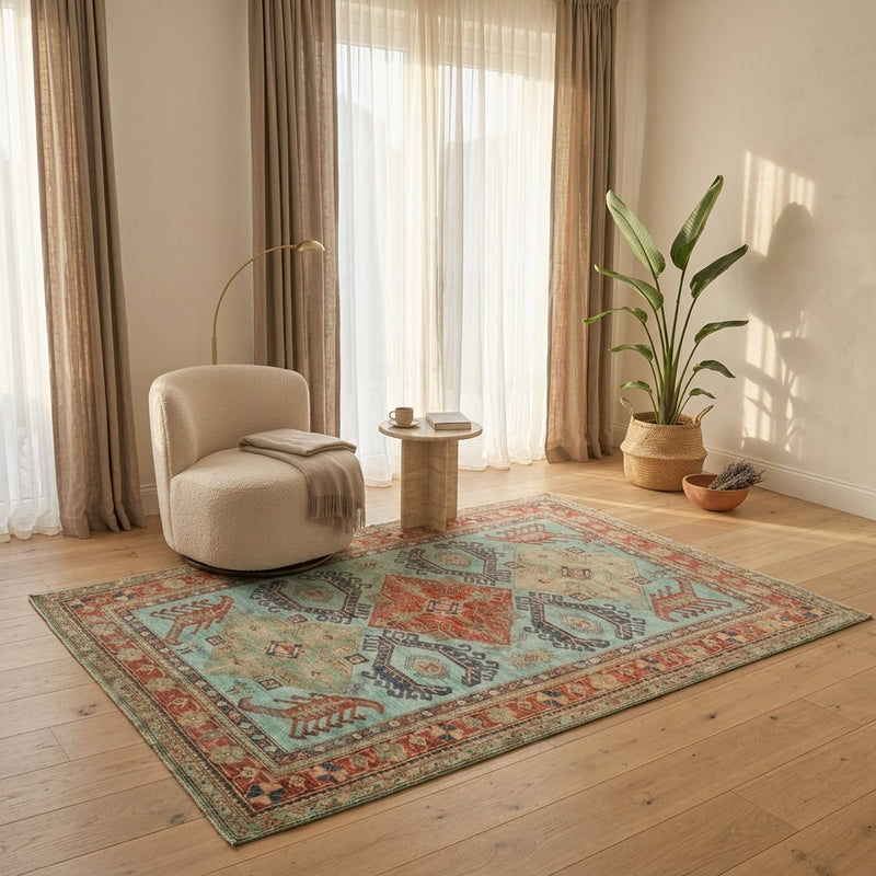 Kazak Dywan 186x267cm - Dywan orientalny