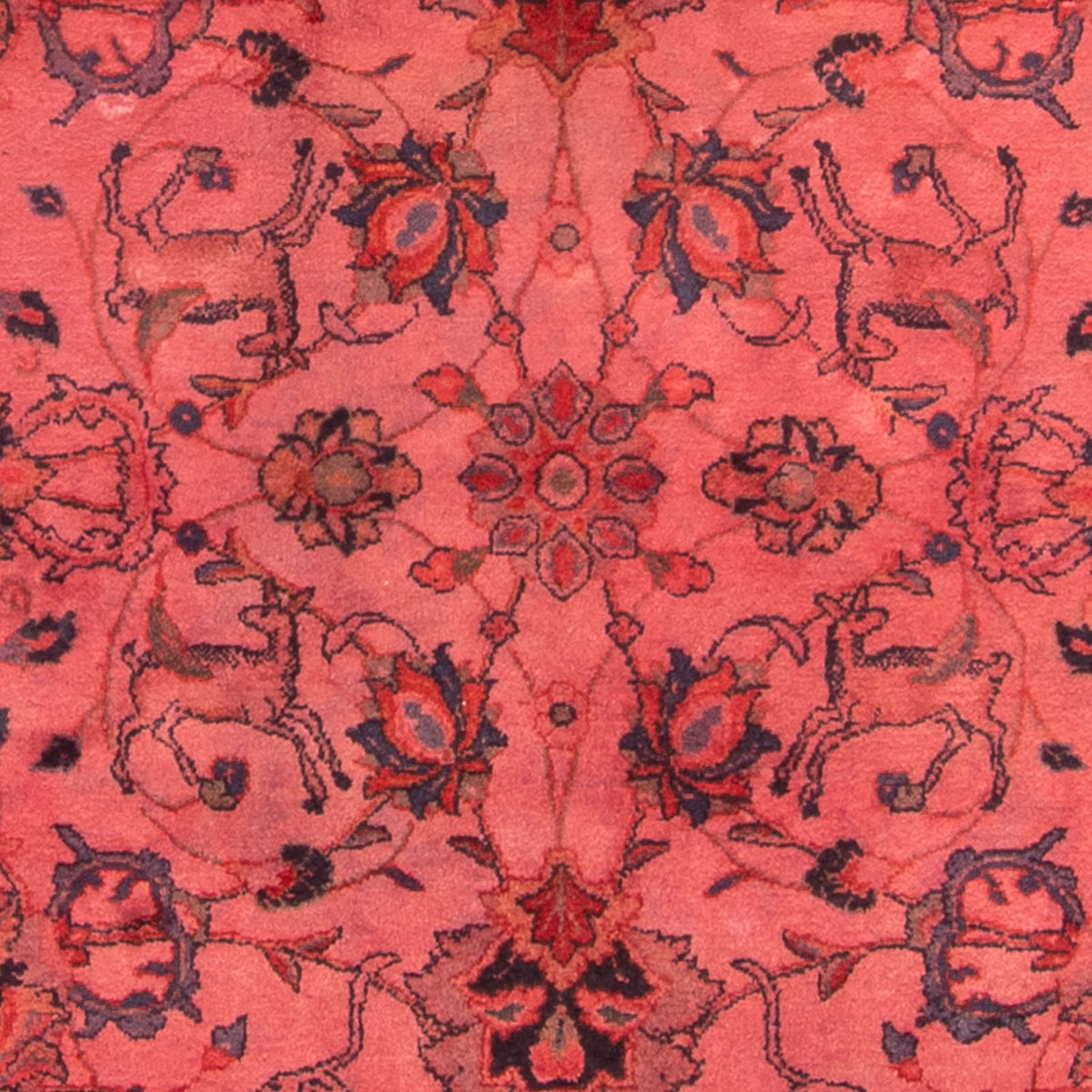 Dywan perski - Klasyczny - 349 x 244 cm - jasna czerwień