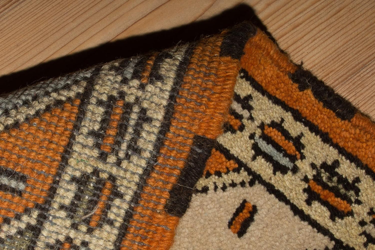 Dywan orientalny - 149 x 93 cm - pomarańczowy