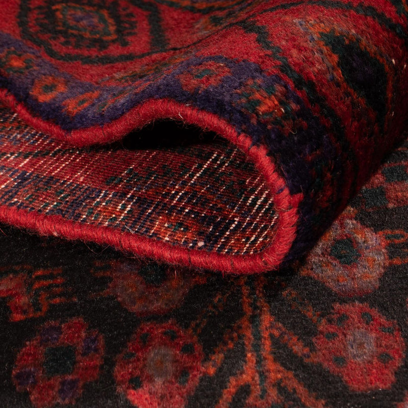 Biegacz Perski dywan - Nomadyczny - 380 x 146 cm - ciemnoniebieski