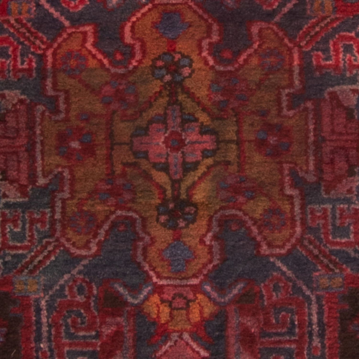 Perski dywan - Nomadyczny - 330 x 180 cm - ciemna czerwień