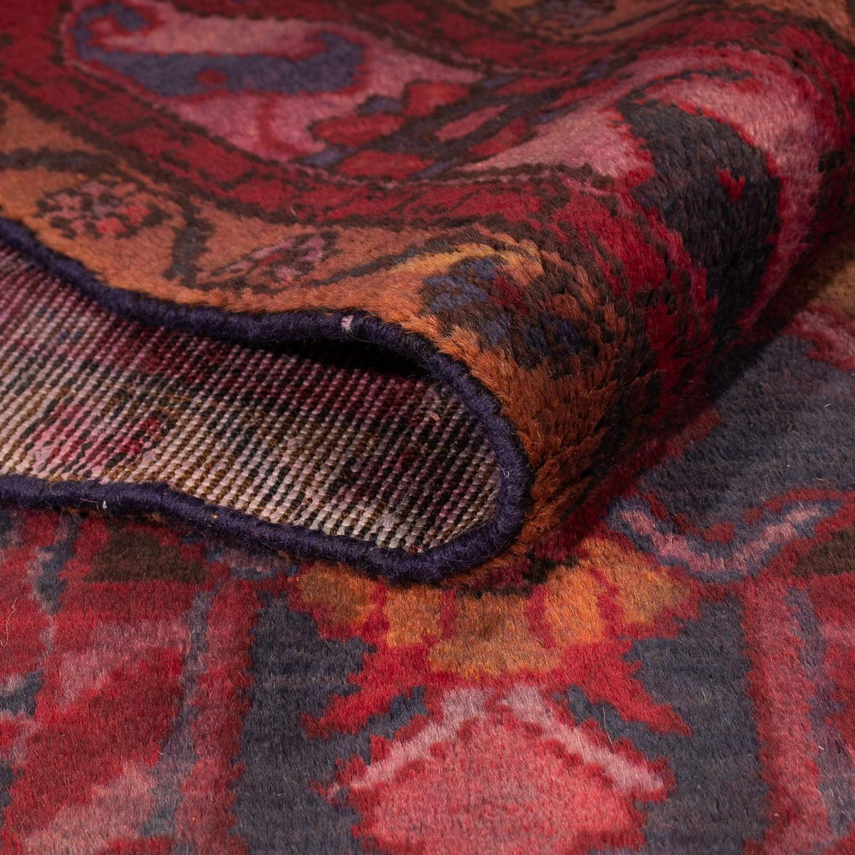 Perski dywan - Nomadyczny - 330 x 180 cm - ciemna czerwień