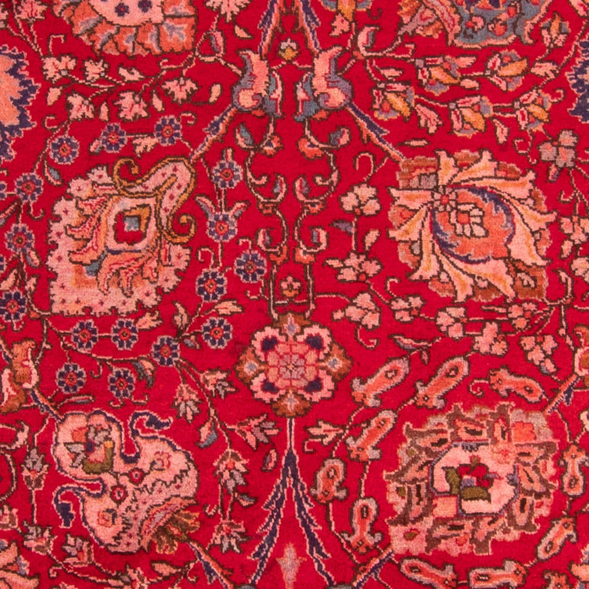 Dywan perski - Tabriz - 380 x 300 cm - ciemna czerwień