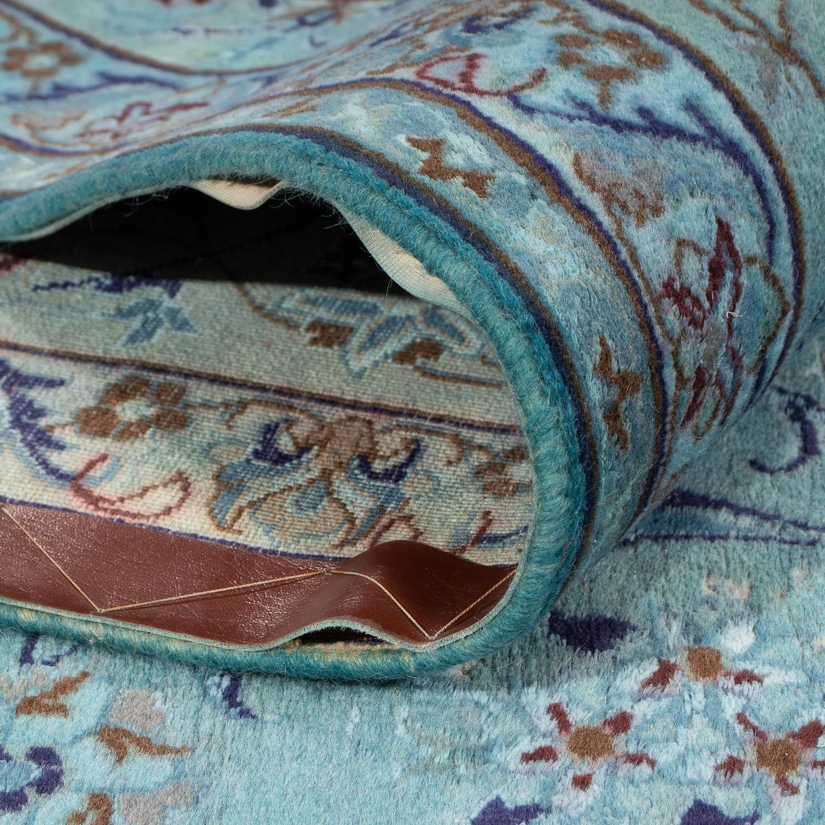 Dywan perski - Nain - Królewski - 350 x 250 cm - jasnoniebieski