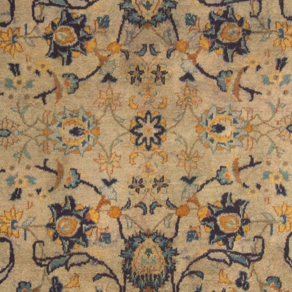 Dywan perski - Keshan - 330 x 240 cm - jasnobrązowy