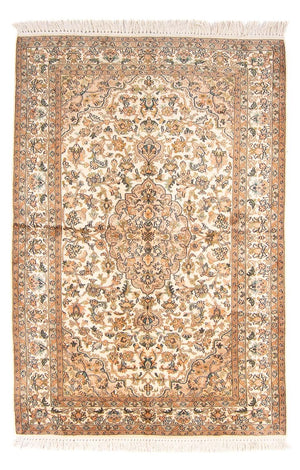 Jedwabny dywan - Kashmir Silk - 150 x 96 cm - kremowy
