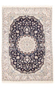 Dywan perski - Nain - Premium - 150 x 97 cm - ciemnoniebieski