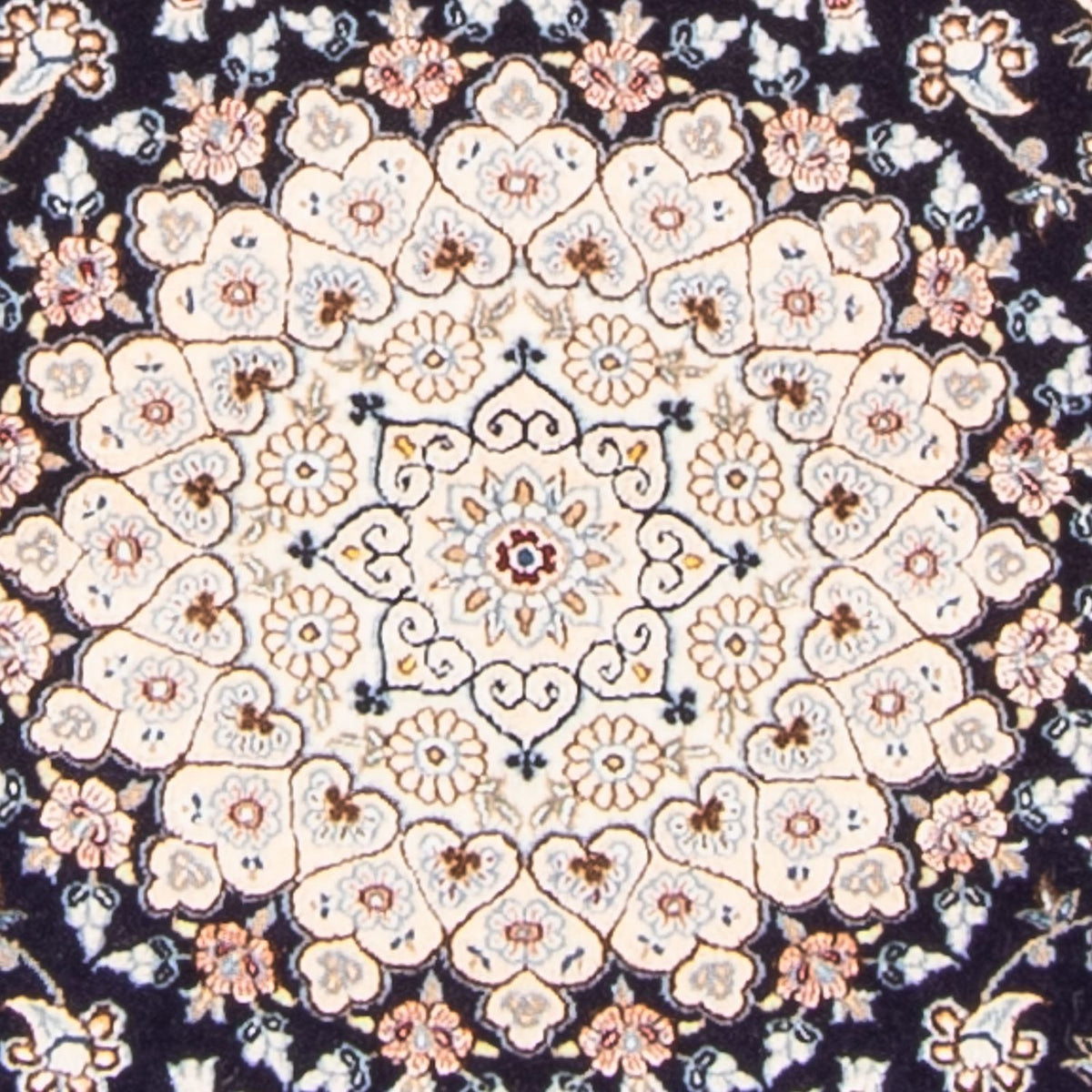 Dywan perski - Nain - Premium - 150 x 97 cm - ciemnoniebieski