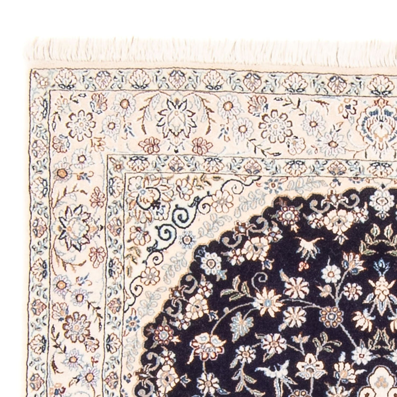 Dywan perski - Nain - Premium - 150 x 97 cm - ciemnoniebieski