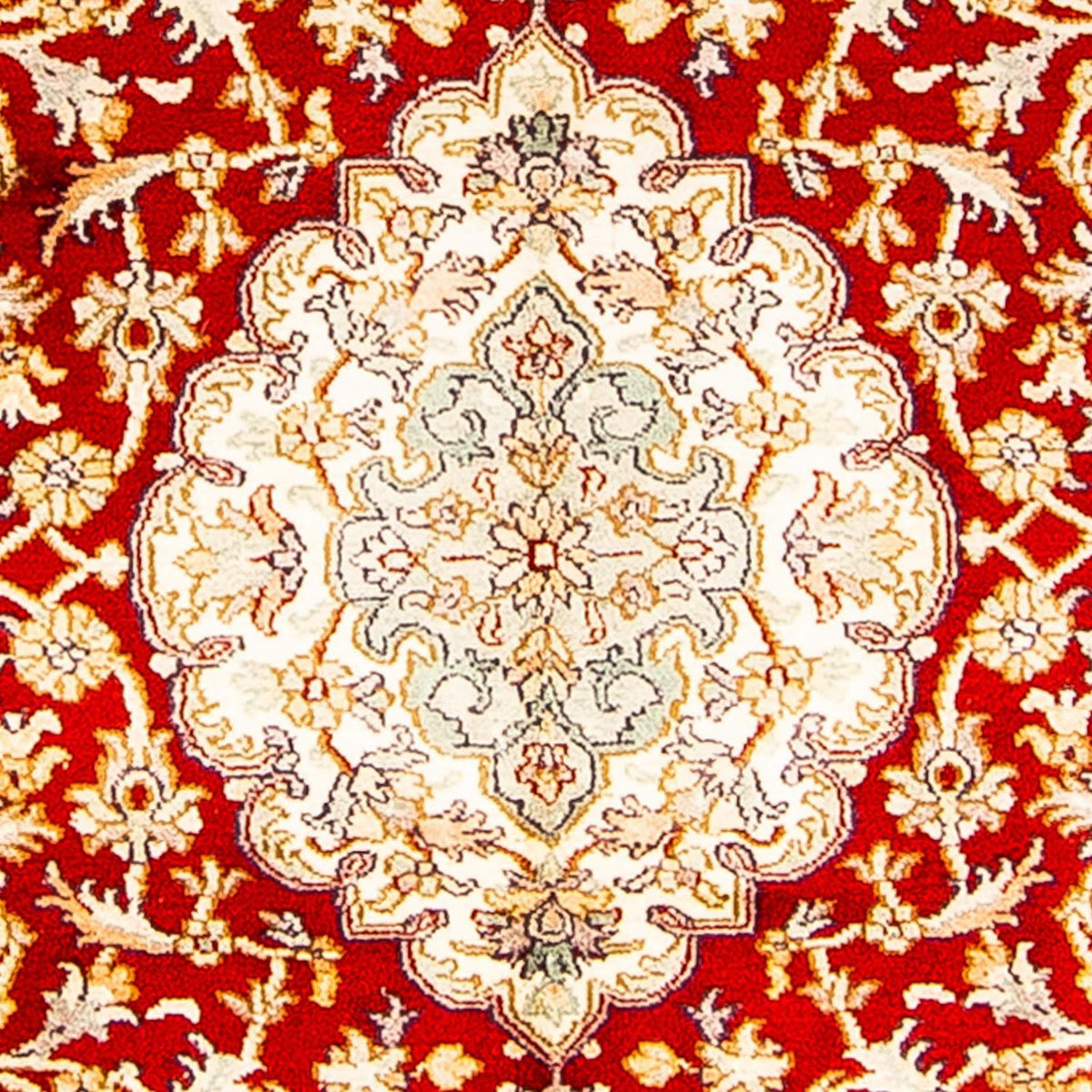 Jedwabny dywan - Kashmir Silk - 186 x 129 cm - czerwony