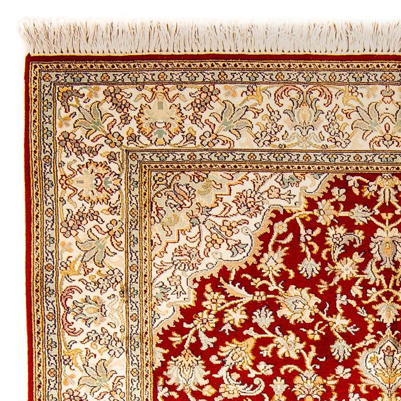 Jedwabny dywan - Kashmir Silk - 186 x 129 cm - czerwony