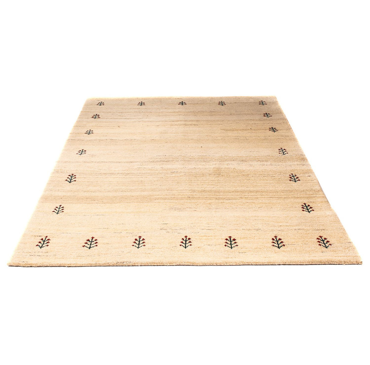 Dywan Gabbeh - Loribaft Perski - 199 x 141 cm - jasny beż