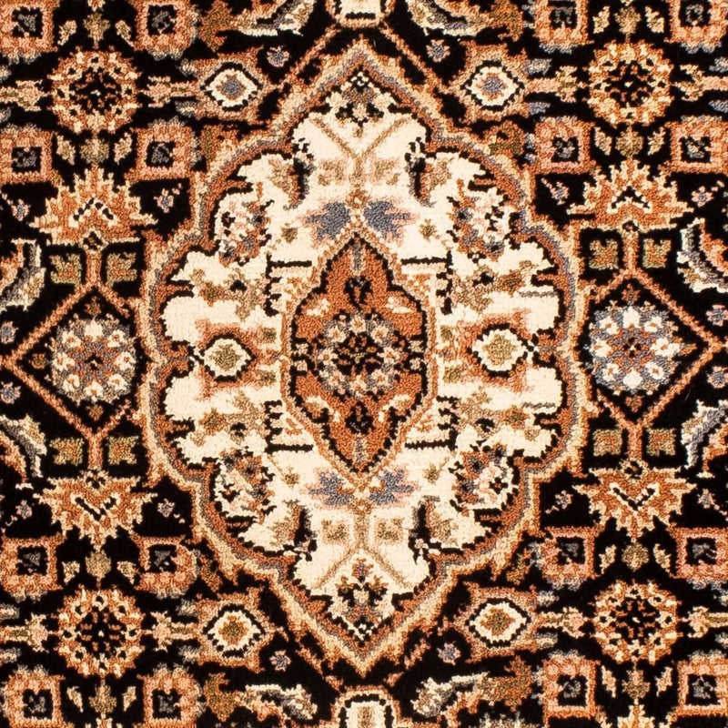 Orientalny dywan - Bijar - Indus okrągły  - 93 x 93 cm - ciemnoniebieski