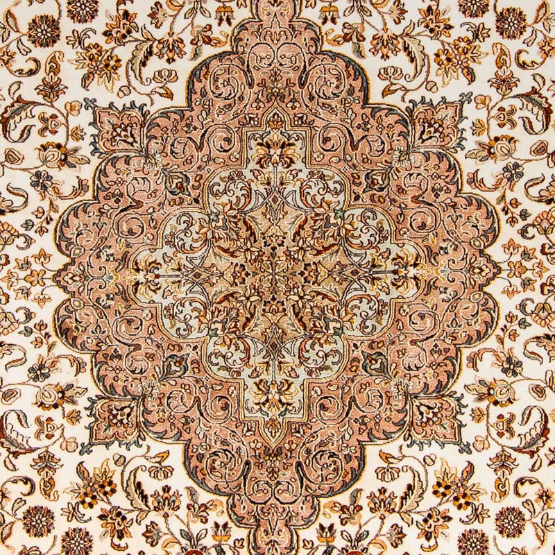 Jedwabny dywan - Kashmir Silk - 307 x 243 cm - beżowy