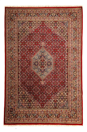 Orientalny dywan - Bijar - Indus - 305 x 199 cm - czerwony