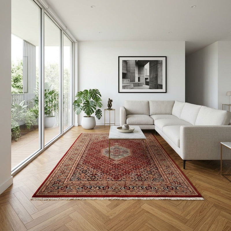 Indo Bidjar Dywan 305x199cm - Dywan orientalny