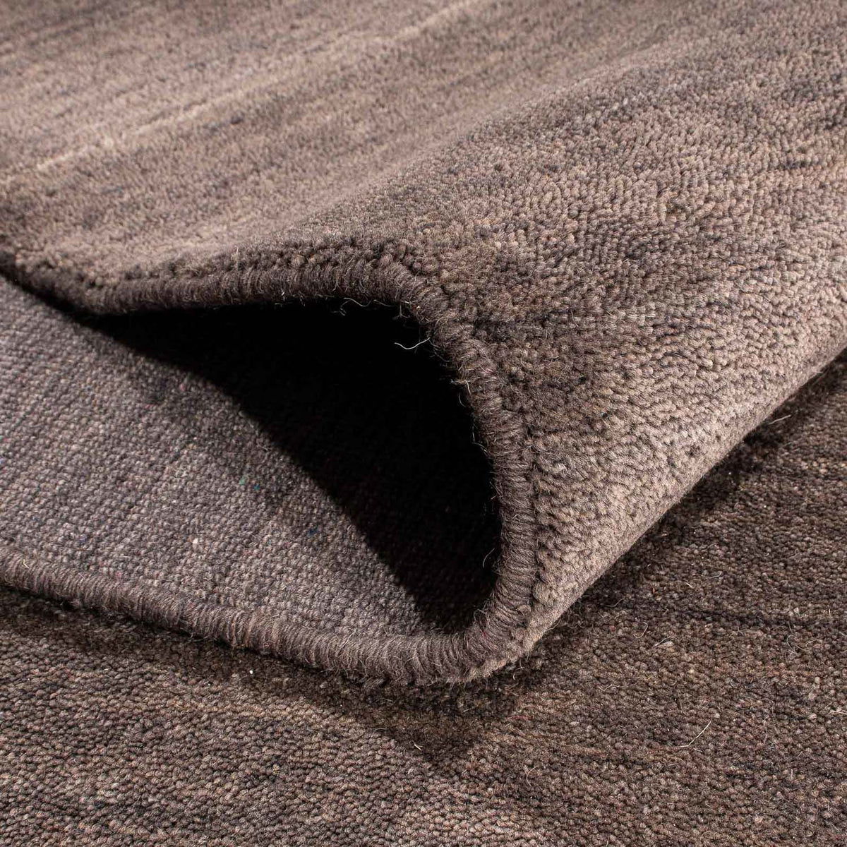 Dywan Gabbeh - Indus - 298 x 200 cm - ciemnobrązowy