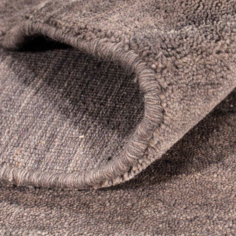 Dywan Gabbeh - Indus - 298 x 202 cm - ciemnobrązowy