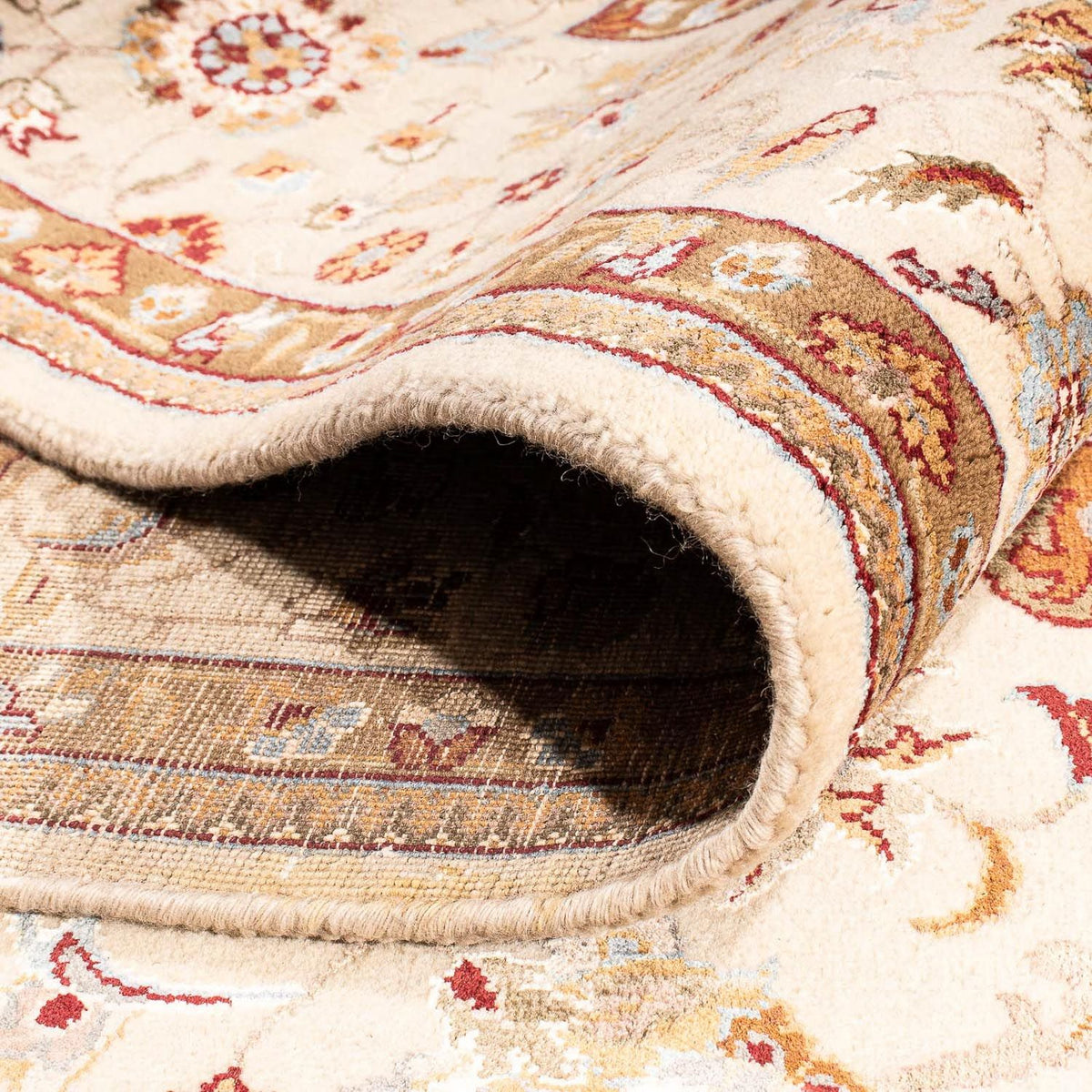 Designerski dywan - 301 x 198 cm - beżowy