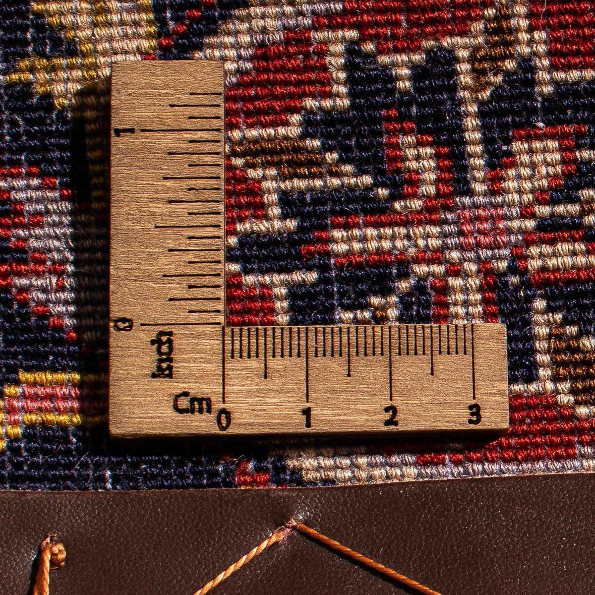 Dywan perski - Keshan kwadratowy  - 97 x 77 cm - czerwony